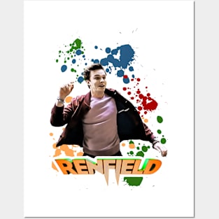 Renfield movie Nicholas Hoult as Renfield fan works graphic design by ironpalette Posters and Art